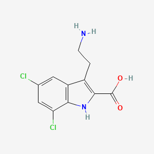 3-(2-aminoethyl)-5,7-dichloro-1H-indole-2-carboxylic Acid