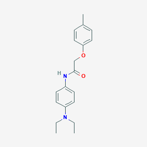 molecular formula C19H24N2O2 B325484 N-[4-(diethylamino)phenyl]-2-(4-methylphenoxy)acetamide 