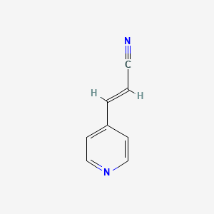 molecular formula C8H6N2 B3254858 3-(Pyridin-4-yl)acrylonitrile CAS No. 24490-79-7