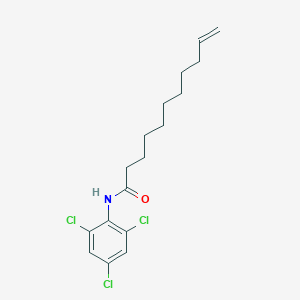 molecular formula C17H22Cl3NO B325487 N-(2,4,6-trichlorophenyl)undec-10-enamide 