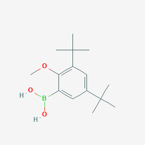 molecular formula C15H25BO3 B3254899 (3,5-二叔丁基-2-甲氧基苯基)硼酸 CAS No. 245434-15-5