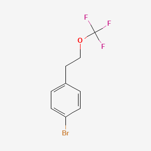 molecular formula C9H8BrF3O B3254900 1-Bromo-4-(2-trifluoromethoxy-ethyl)-benzene CAS No. 245514-96-9