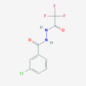 molecular formula C9H6ClF3N2O2 B325491 3-Chloro-N'-(trifluoroacetyl)benzohydrazide 