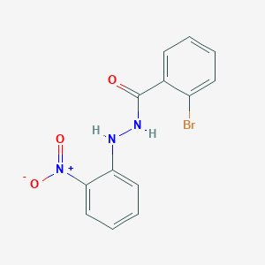 molecular formula C13H10BrN3O3 B325492 2-bromo-N'-(2-nitrophenyl)benzohydrazide 