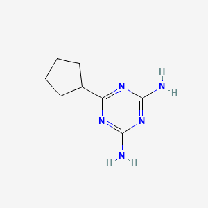 6-Cyclopentyl-1,3,5-triazine-2,4-diamine