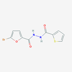 molecular formula C10H7BrN2O3S B325497 5-bromo-N'-(2-thienylcarbonyl)-2-furohydrazide 