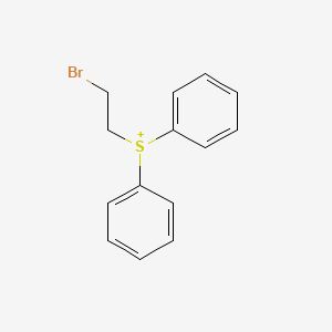 molecular formula C14H14BrS+ B3254981 (2-Bromoethyl)diphenylsulfonium CAS No. 247129-84-6