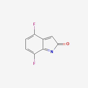 molecular formula C8H3F2NO B3255007 4,7-Difluoro-2H-indol-2-one CAS No. 247564-58-5