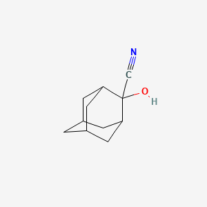 molecular formula C11H15NO B3255023 2-羟基金刚烷-2-腈 CAS No. 24779-92-8