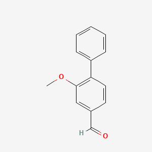 molecular formula C14H12O2 B3255041 2-Methoxy-[1,1'-biphenyl]-4-carbaldehyde CAS No. 248263-04-9