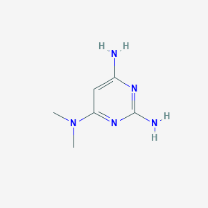 molecular formula C6H11N5 B3255071 N4,N4-dimethylpyrimidine-2,4,6-triamine CAS No. 24867-25-2