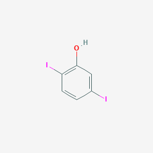 molecular formula C6H4I2O B3255075 2,5-二碘苯酚 CAS No. 24885-47-0