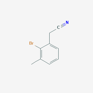 molecular formula C9H8BrN B3255094 2-(2-溴-3-甲基苯基)乙腈 CAS No. 248920-09-4