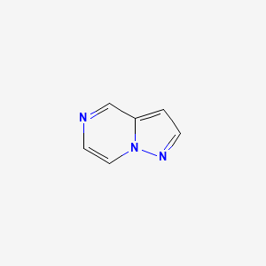 molecular formula C6H5N3 B3255129 Pyrazolo[1,5-a]pyrazine CAS No. 24973-85-1