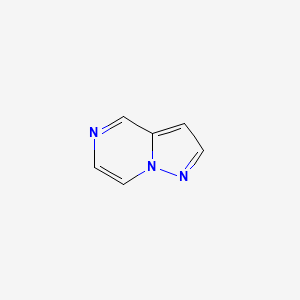 molecular formula C6H5N3 B3255129 吡唑并[1,5-a]哒嗪 CAS No. 24973-85-1