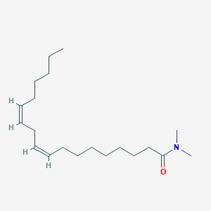 molecular formula C20H37NO B3255131 9,12-十八碳二烯酰胺，N,N-二甲基-，(9Z,12Z)- CAS No. 2501-33-9