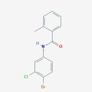 N-(4-bromo-3-chlorophenyl)-2-methylbenzamide