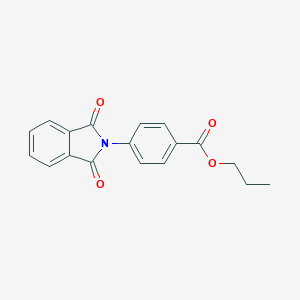 molecular formula C18H15NO4 B325517 propyl 4-(1,3-dioxo-1,3-dihydro-2H-isoindol-2-yl)benzoate 