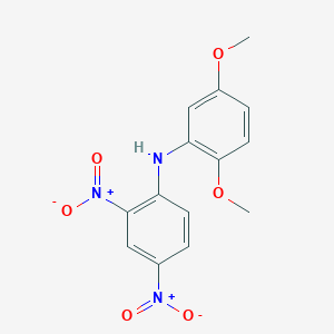 molecular formula C14H13N3O6 B325519 N-(2,5-dimethoxyphenyl)-2,4-dinitroaniline 