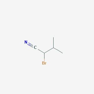 molecular formula C5H8BrN B3255193 2-Bromo-3-methylbutanenitrile CAS No. 25117-57-1