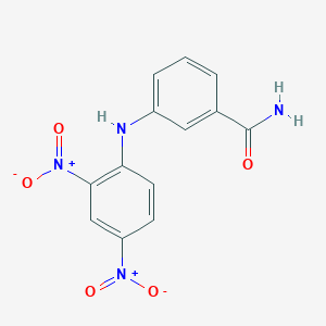 molecular formula C13H10N4O5 B325521 3-[(2,4-Dinitrophenyl)amino]benzamide 