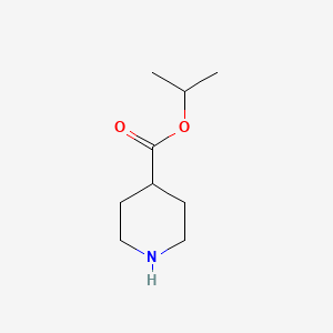 molecular formula C9H17NO2 B3255217 Isopropyl piperidine-4-carboxylate CAS No. 251638-86-5