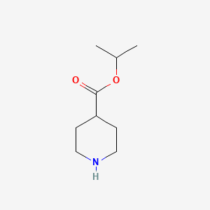 molecular formula C9H17NO2 B3255217 Propan-2-yl piperidine-4-carboxylate CAS No. 251638-86-5