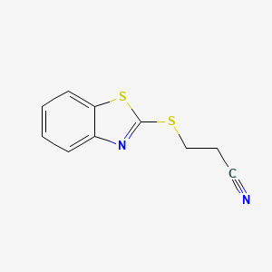 Propanenitrile, 3-(2-benzothiazolylthio)-