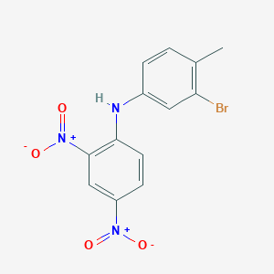 molecular formula C13H10BrN3O4 B325522 N-(3-bromo-4-methylphenyl)-2,4-dinitroaniline 