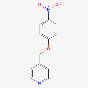 molecular formula C12H10N2O3 B3255283 4-[(4-Nitrophenoxy)methyl]pyridine CAS No. 252918-98-2