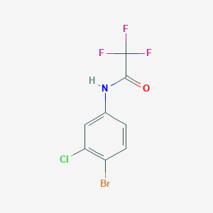 N-(4-bromo-3-chlorophenyl)-2,2,2-trifluoroacetamide