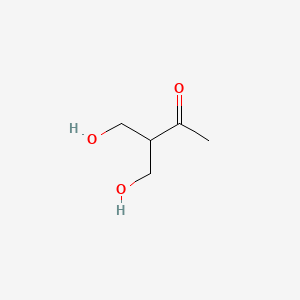 molecular formula C5H10O3 B3255300 4-Hydroxy-3-hydroxymethyl-2-butanone CAS No. 2531-70-6