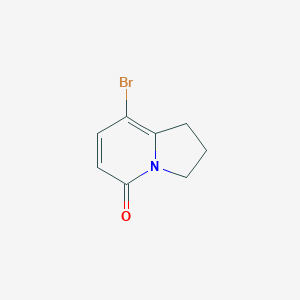 8-bromo-2,3-dihydro-1H-indolizin-5-one