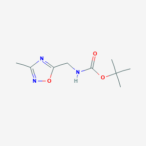 Tert-butyl ((3-methyl-1,2,4-oxadiazol-5-yl)methyl)carbamate