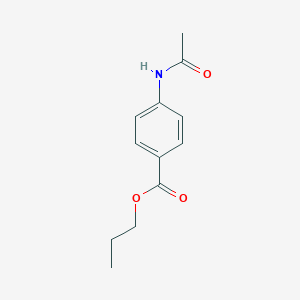 molecular formula C12H15NO3 B325532 Propyl 4-(acetylamino)benzoate 