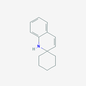 molecular formula C14H17N B3255339 Spiro[1H-quinoline-2,1'-cyclohexane] CAS No. 25337-81-9