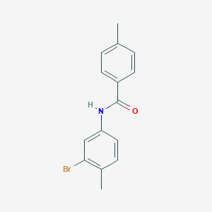 molecular formula C15H14BrNO B325534 N-(3-bromo-4-methylphenyl)-4-methylbenzamide 