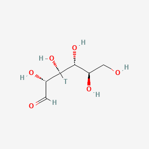 (2R,3S,4R,5R)-2,3,4,5,6-pentahydroxy-3-tritiohexanal