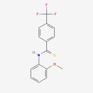 N-(2-Methoxyphenyl)-4-(trifluoromethyl)benzothioamide
