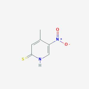 molecular formula C6H6N2O2S B3255364 4-Methyl-5-nitro-2-pyridinethiol CAS No. 25391-79-1