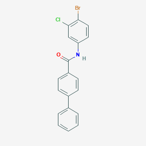 N-(4-bromo-3-chlorophenyl)-4-biphenylcarboxamide