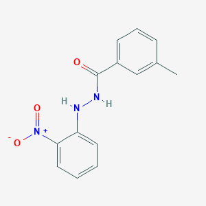 molecular formula C14H13N3O3 B325542 3-methyl-N'-(2-nitrophenyl)benzohydrazide 