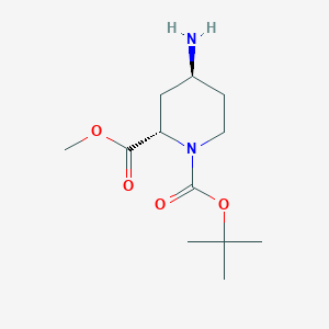 (2S,4S)-1-tert-Butyl 2-methyl 4-aminopiperidine-1,2-dicarboxylate