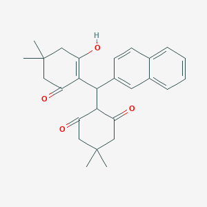 2-[(2-Hydroxy-4,4-dimethyl-6-oxo-1-cyclohexen-1-yl)(2-naphthyl)methyl]-5,5-dimethyl-1,3-cyclohexanedione