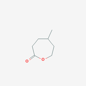 molecular formula C7H12O2 B3255452 5-甲基氧杂环戊酮 CAS No. 2549-42-0