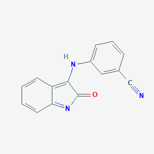 3-[(2-oxoindol-3-yl)amino]benzonitrile