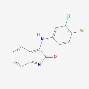 3-(4-bromo-3-chloroanilino)indol-2-one