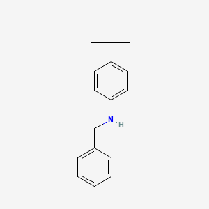 molecular formula C17H21N B3255515 N-苄基-4-(叔丁基)苯胺 CAS No. 255835-93-9