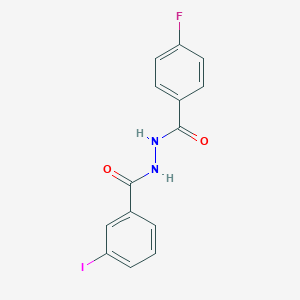 N'-(4-fluorobenzoyl)-3-iodobenzohydrazide