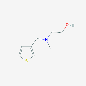 molecular formula C8H13NOS B3255524 2-(Methyl-thiophen-3-ylmethyl-amino)-ethanol CAS No. 255870-56-5